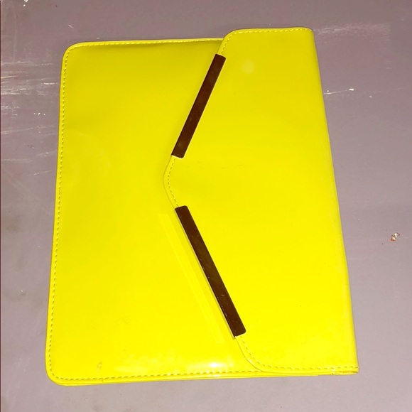 bright yellow clutch